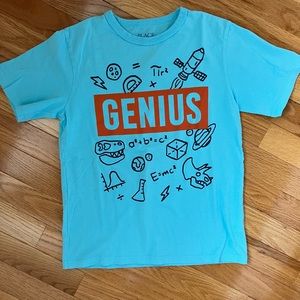 CHILDREN’S PLACE Blue Tshirt boys size M(7/8)